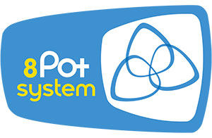 AutoPot 8Pot System — Eight 3.9 Gallon Pots, 25 Gallon FlexiTank