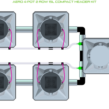 ALIEN AERO 4 Pot 2 Row Kit