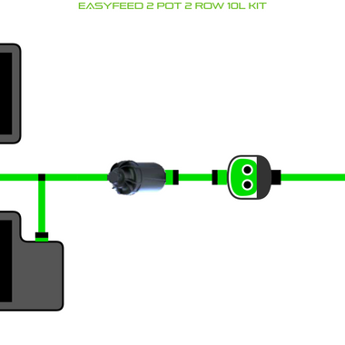 ALIEN EasyFeed 2 Pot 2 Row Kit