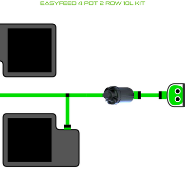 ALIEN EasyFeed 4 Pot 2 Row Kit