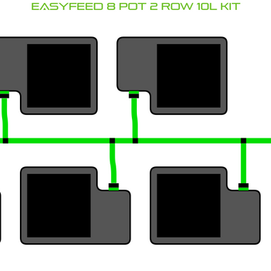 ALIEN EasyFeed 8 Pot 2 Row Kit