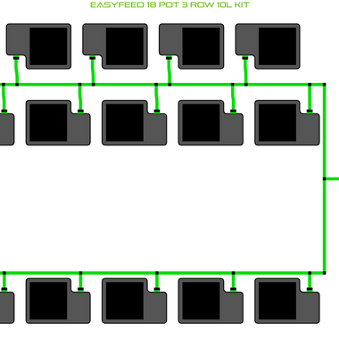 ALIEN EasyFeed 18 Pot 3 Row Kit