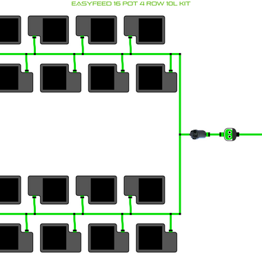 ALIEN EasyFeed 16 Pot 4 Row Kit