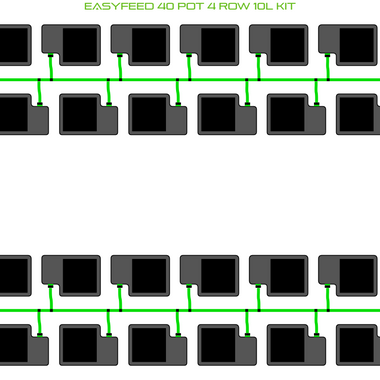 ALIEN EasyFeed 40 Pot 4 Row Kit