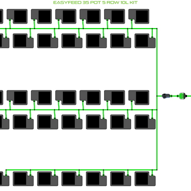 ALIEN EasyFeed 35 Pot 5 Row Kit