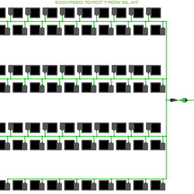 ALIEN EasyFeed 70 Pot 7 Row Kit