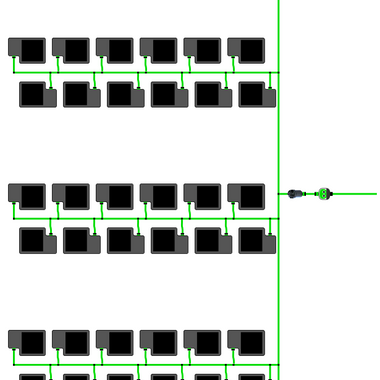 ALIEN EasyFeed 54 Pot 9 Row Kit