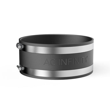 AC Infinity Noise Reduction Clamp, Duct Coupler 6" with Stainless Steel Clamps