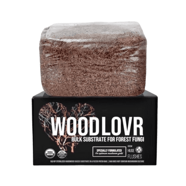 ‘Wood Lovr’ Organic Hardwood-Based Sterile Mushroom Substrate
