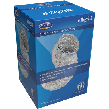 Active Air Non-Insulated Air Duct 8"-25'
