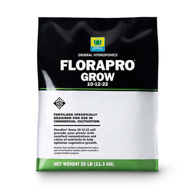 General Hydroponics FloraPro Grow Soluble 25 lb bag