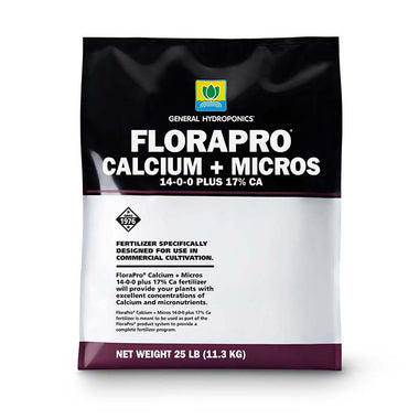 General Hydroponics FloraPro Calcium + Micros Soluble 25 lb bag