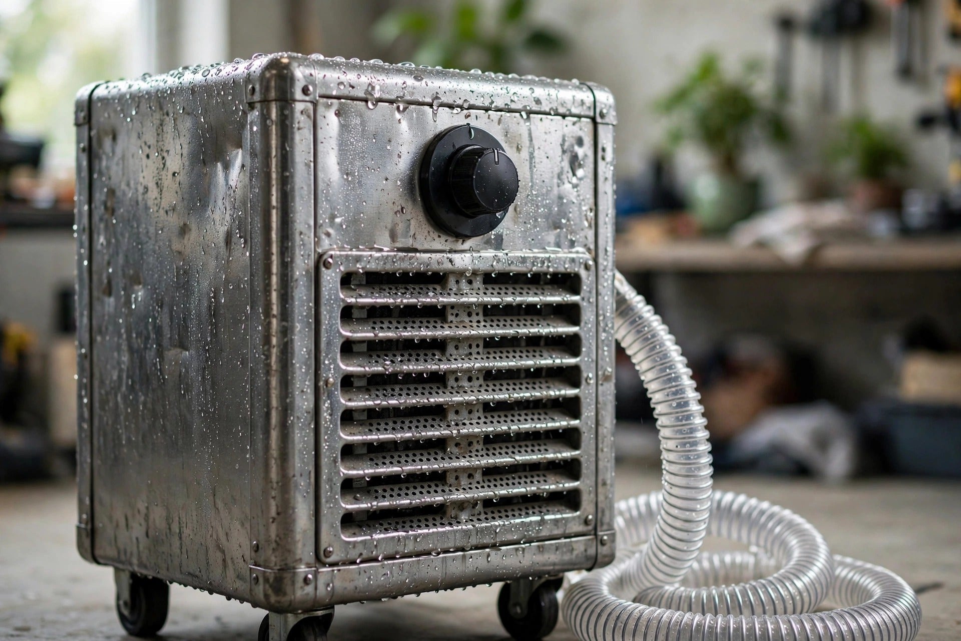 Commercial dehumidifier in a clean grow space — dehumidifier sizing explained, from Green Harvest Hydroponics