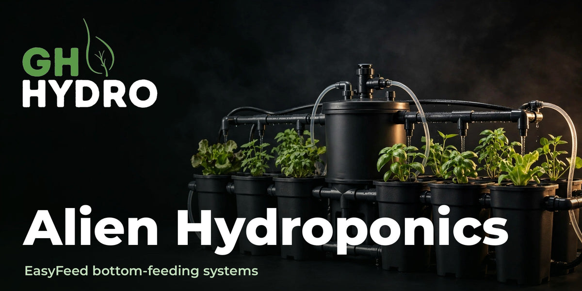 Alien hydroponic bucket system with reservoir
