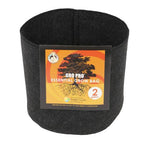 Gro Pro Essential Round Fabric Pot - Black 2 Gallon