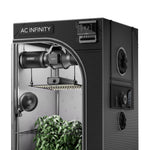 AC Infinity AI Grow Tent System Compact 2x2, Integrated Controls with Dynamic AI, 1-Plant Kit
