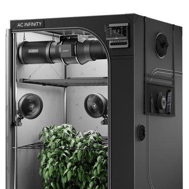 AC Infinity AI Grow Tent System PRO 5x5, Upgraded Lighting and Air Filtration, 6-Plant Kit