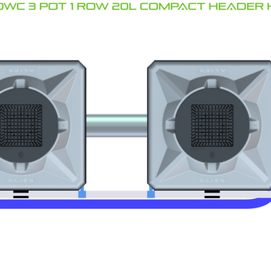 ALIEN RDWC 3 Pot 1 Row Kit