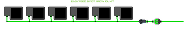 ALIEN EasyFeed 6 Pot 1 Row Kit