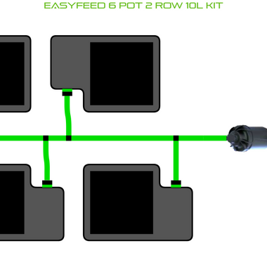 ALIEN EasyFeed 6 Pot 2 Row Kit