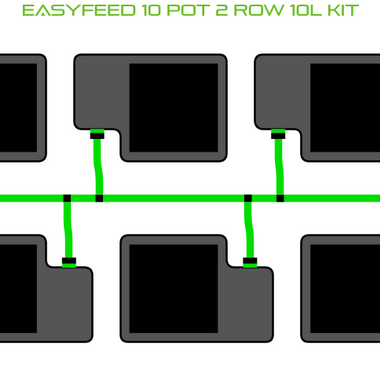 ALIEN EasyFeed 10 Pot 2 Row Kit
