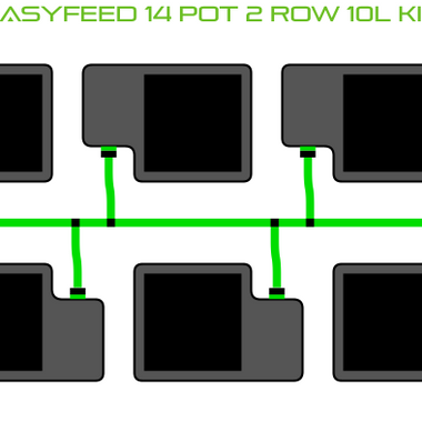 ALIEN EasyFeed 14 Pot 2 Row Kit