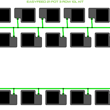 ALIEN EasyFeed 21 Pot 3 Row Kit