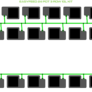 ALIEN EasyFeed 24 Pot 3 Row Kit
