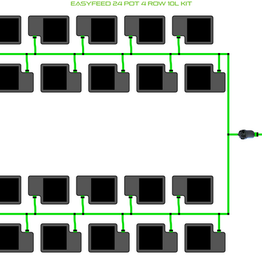 ALIEN EasyFeed 24 Pot 4 Row Kit