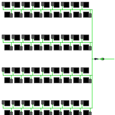 ALIEN EasyFeed 72 Pot 8 Row Kit