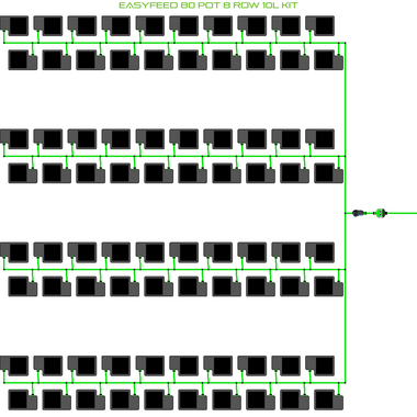 ALIEN EasyFeed 80 Pot 8 Row Kit