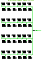 ALIEN EasyFeed 48 Pot 8 Row Kit