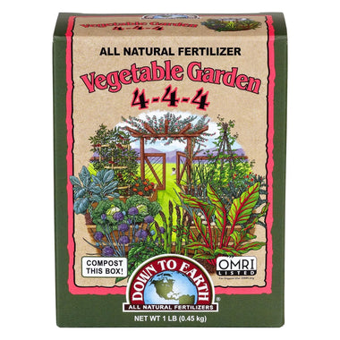 Down To Earth Vegetable Garden 4-4-4