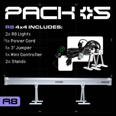 Faven R8 Under Canopy Starter Pack 4x4