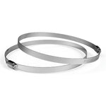 AC Infinity Duct Clamps 8", Rustproof Stainless Steel, 2-Pack