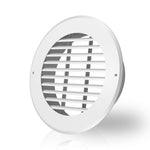 AC Infinity Wall-Mount Duct Grille Vent 8" White Steel