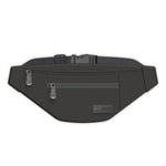 AC Infinity Smell Proof Belt Bag, Black, with 900D Nylon Fabric and Carbon Filter Lining