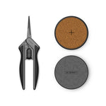 AC Infinity Ergonomic Pruning Shear 6.6” with Cleaning Kit, Stainless Steel Straight-Blades