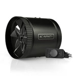 AC Infinity RAXIAL S8, Inline Booster Duct Fan 8" with Speed Controller