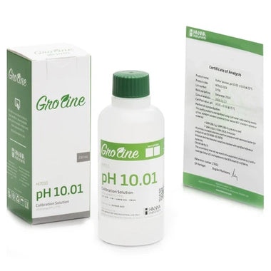 Hanna GroLine pH 10.01 Calibration Buffer — 230 mL