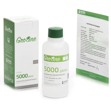 Hanna GroLine 5000 µS/cm Conductivity Standard — 230 mL