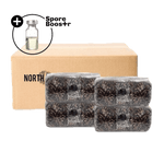 4-pack 'ShroomTek' + Spore Boostr All-in-One Mushroom Grow Bag